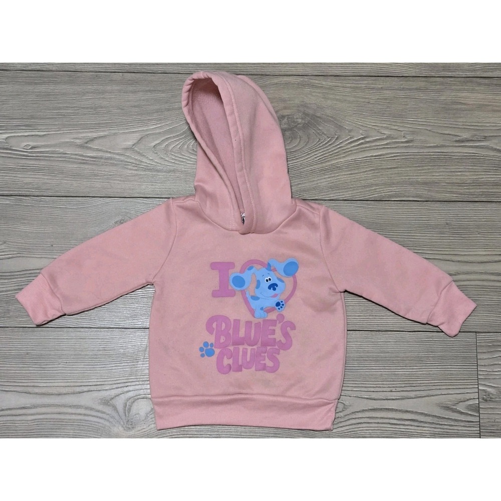 Nickelodeon Blue's Clues Hoodie Pink 2020 Size 12 Months Baby Pullover Jacket